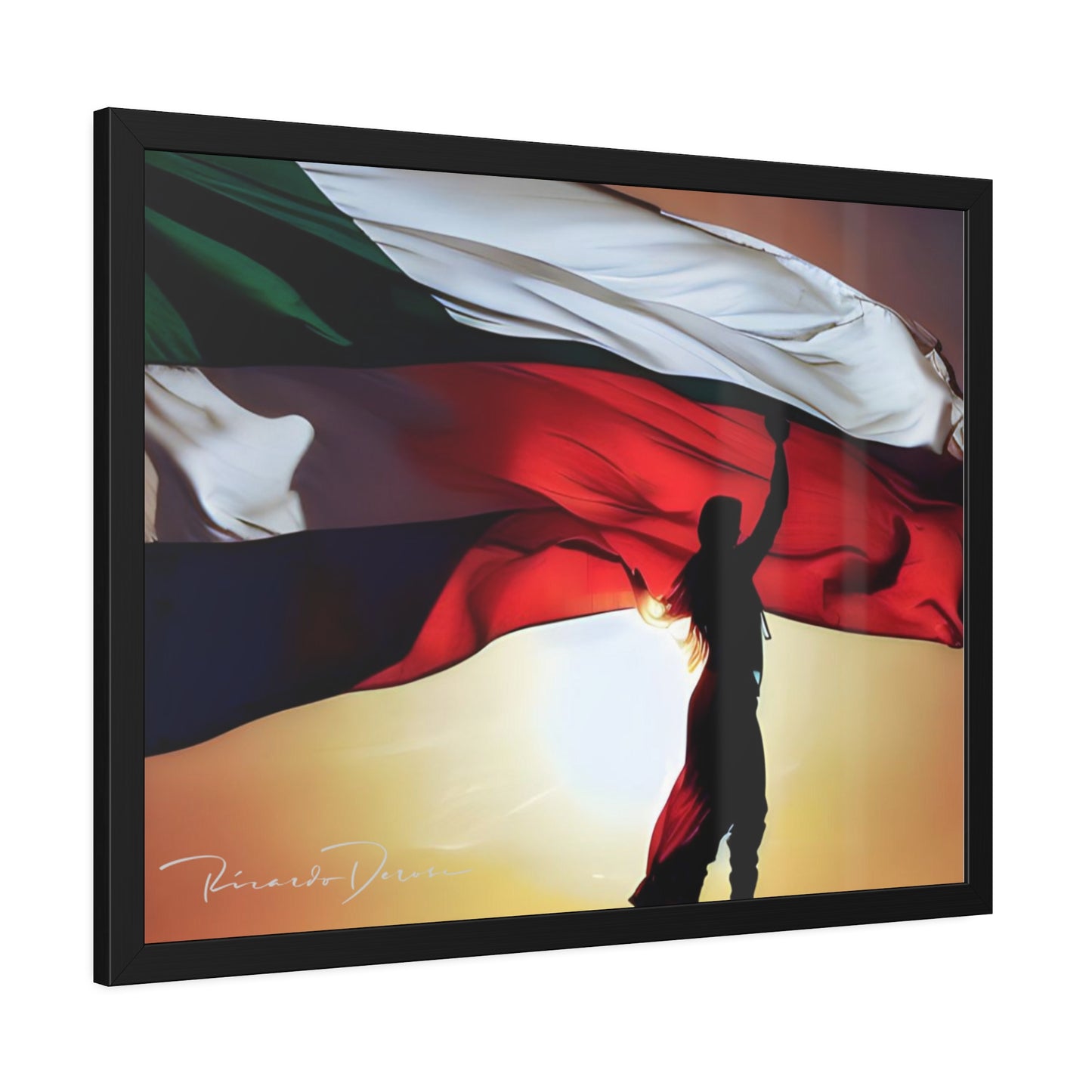 Palestine Flag Framed Poster