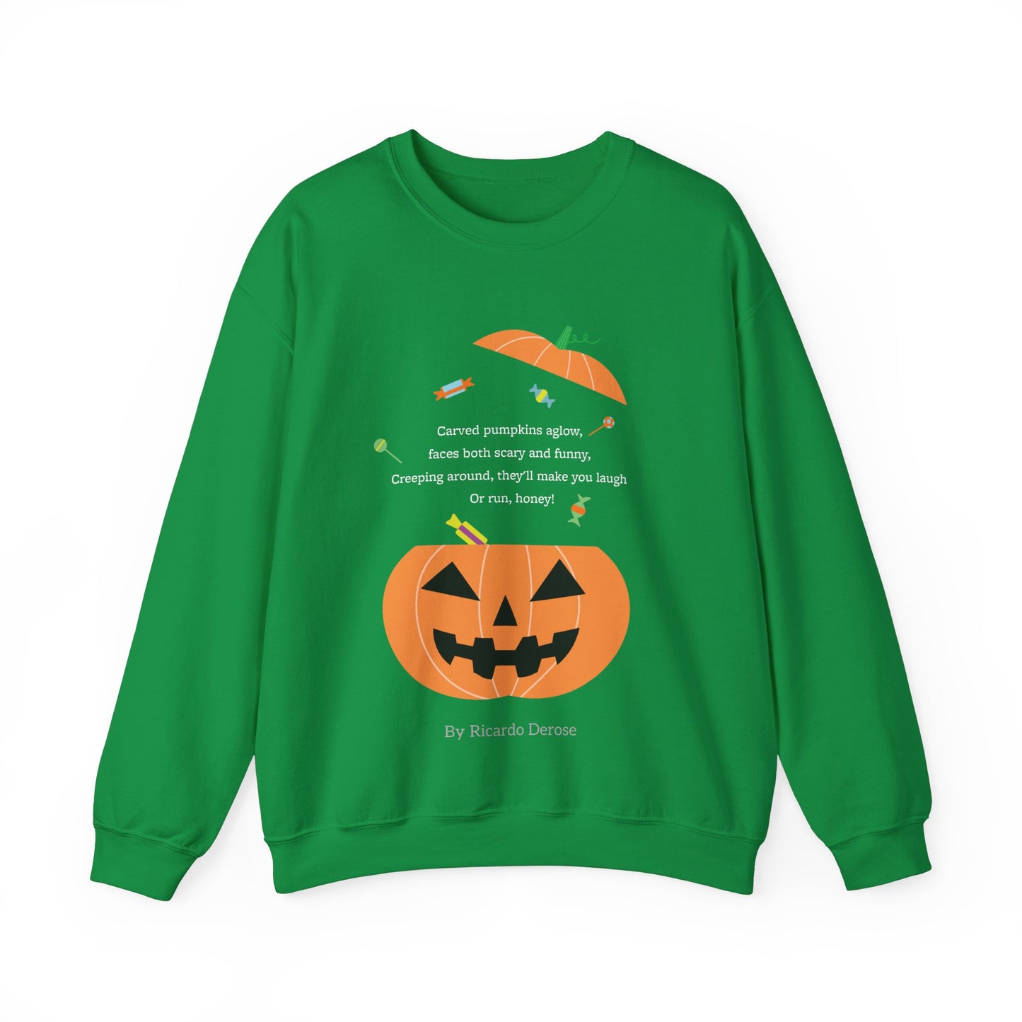 Halloween Jack o Lantern_Unisex Heavy Blend™ Crewneck Sweatshirt