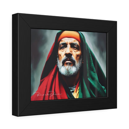 Palestine Old Man Framed Poster