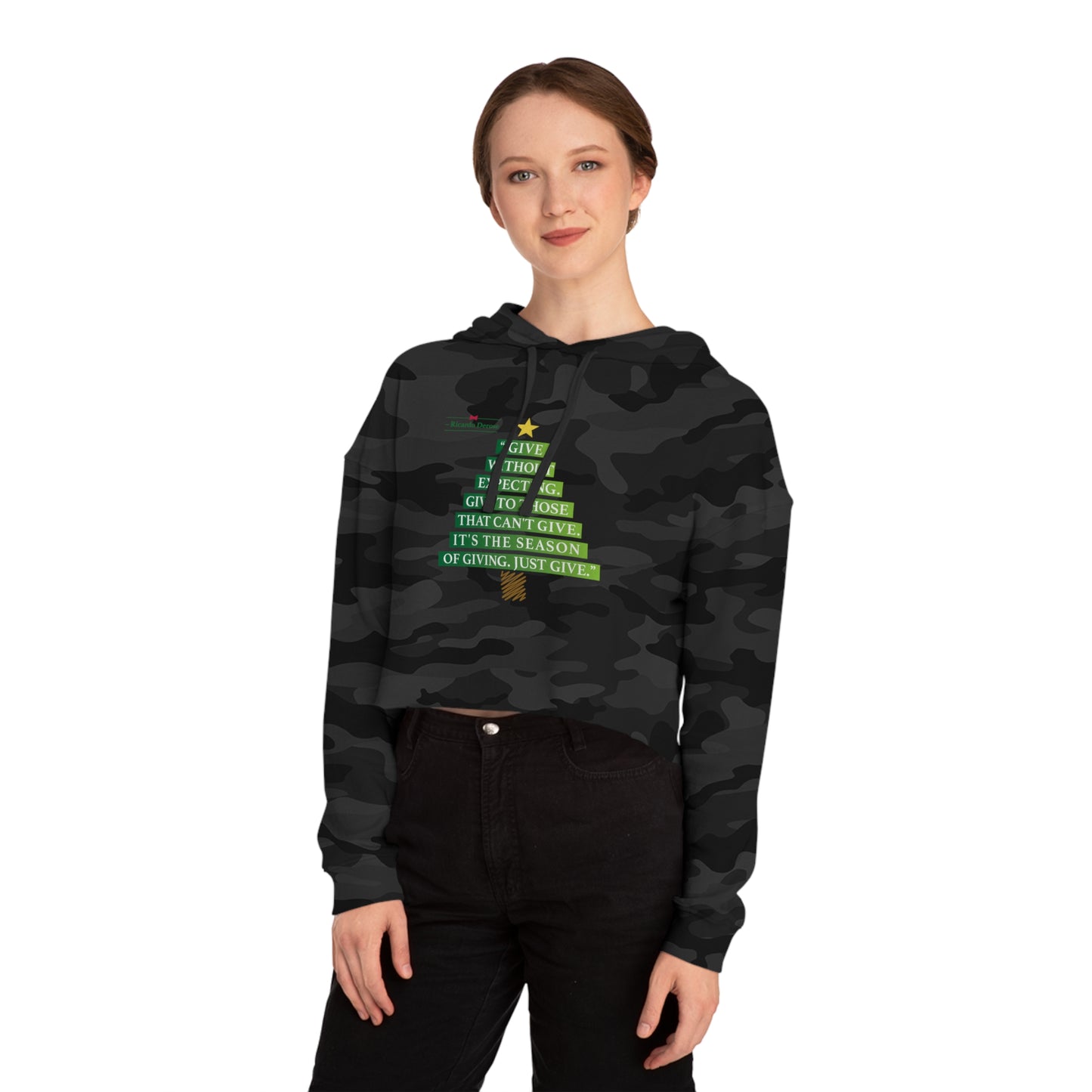 A Christmas Story - Women’s Cropped Hooded Sweatshirt