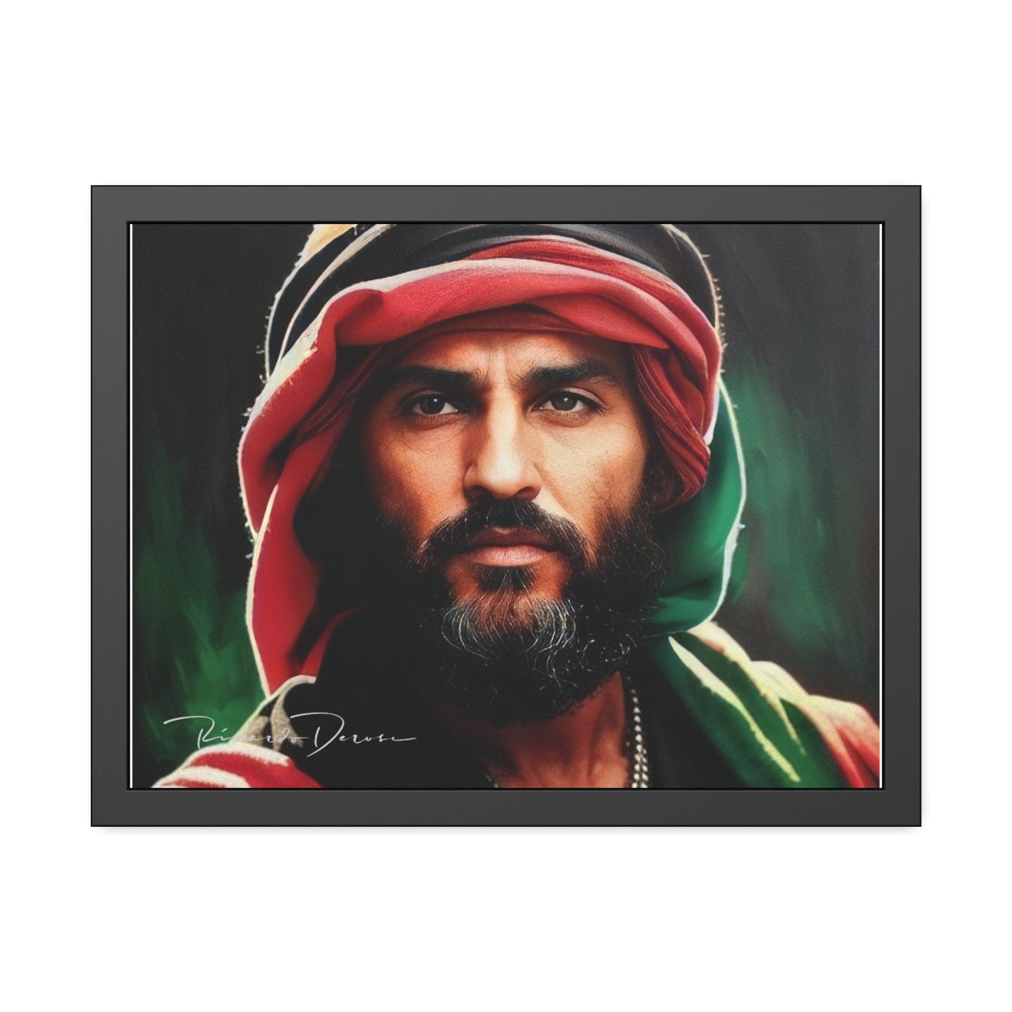 Palestine Man Framed Poster