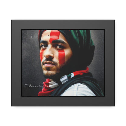 Palestine Man Framed Poster