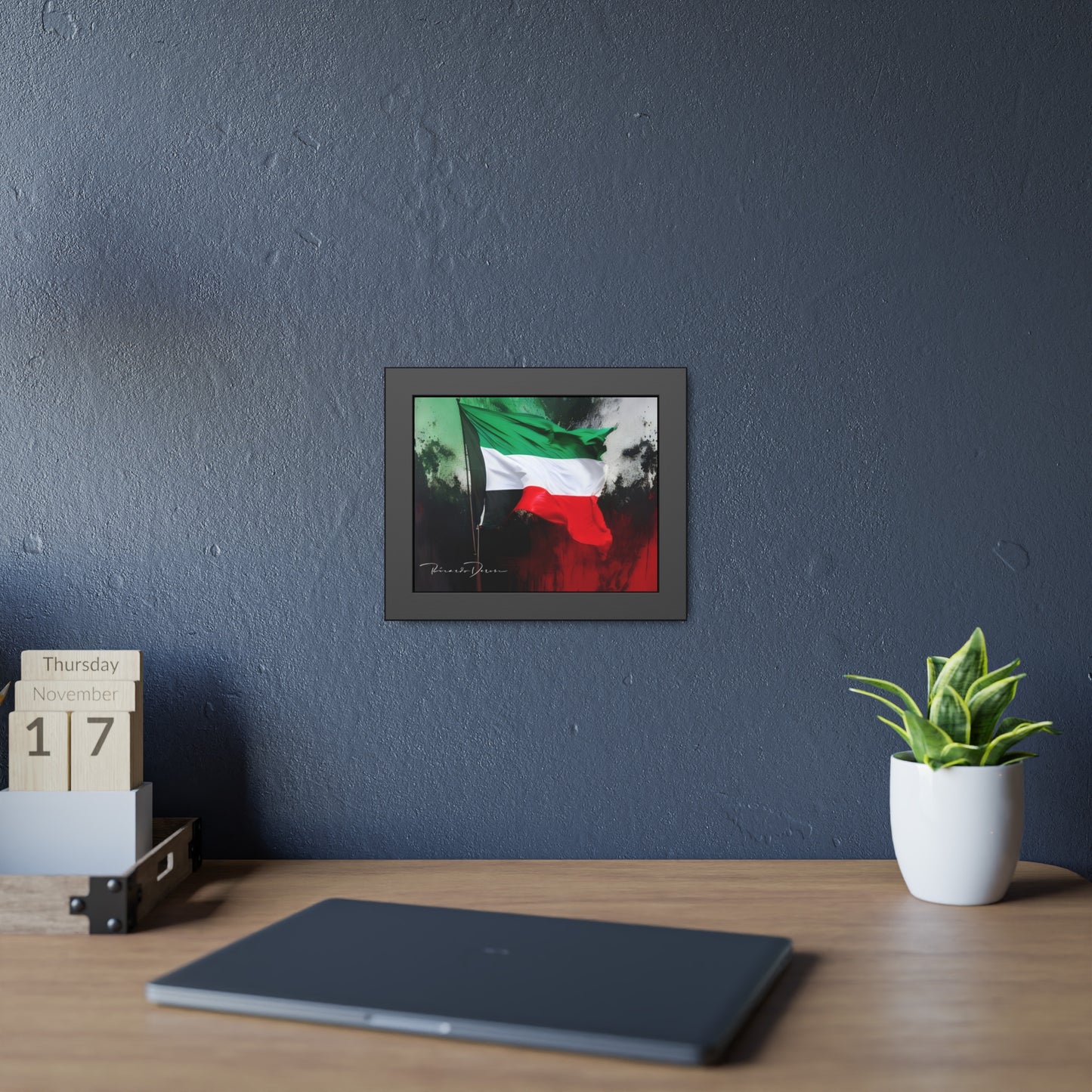 Palestine Flag Framed Poster