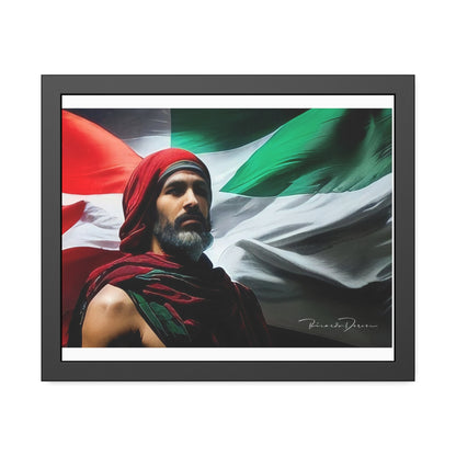 Framed Free Palestine Paper Posters