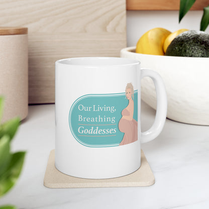 Ricardo Derose Our Living, Breathing Goddess 2 - Ceramic Mug 11oz