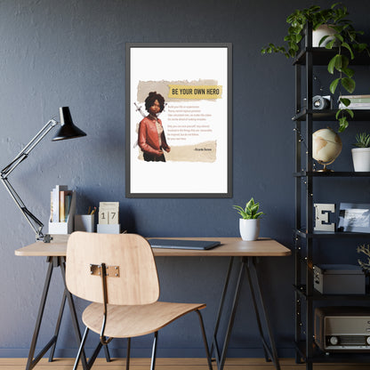 Be Your Own Hero Framed Paper Posters