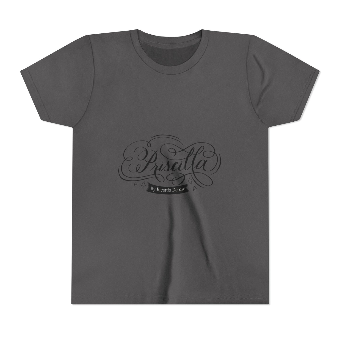 Personalized Priscilla Youth Short Sleeve Tee - Stylish & Comfortable Kids' T-Shirt