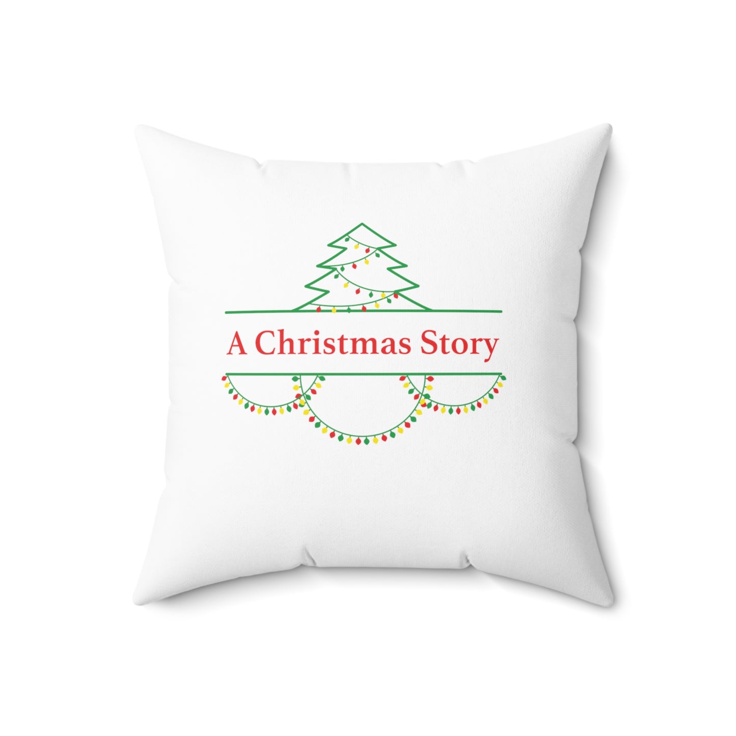 Give Without Expecting-from A Christmas Story_Spun Polyester Square Pillow