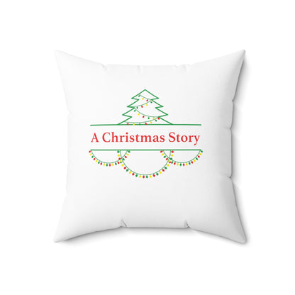 Give Without Expecting-from A Christmas Story_Spun Polyester Square Pillow
