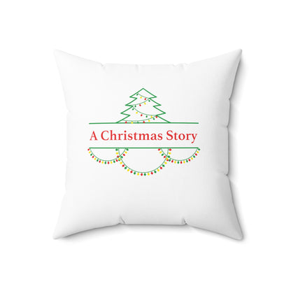 Ricardo Derose Give Without Expecting-from A Christmas Story_Spun Polyester Square Pillow