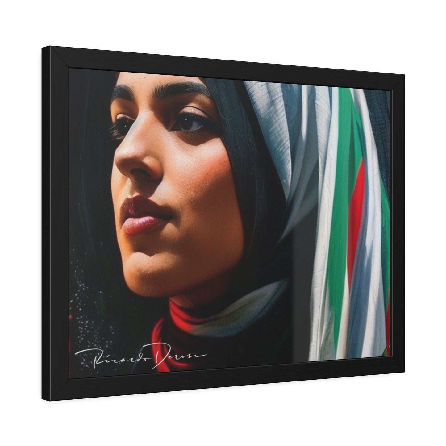 Palestine Girl Framed Poster