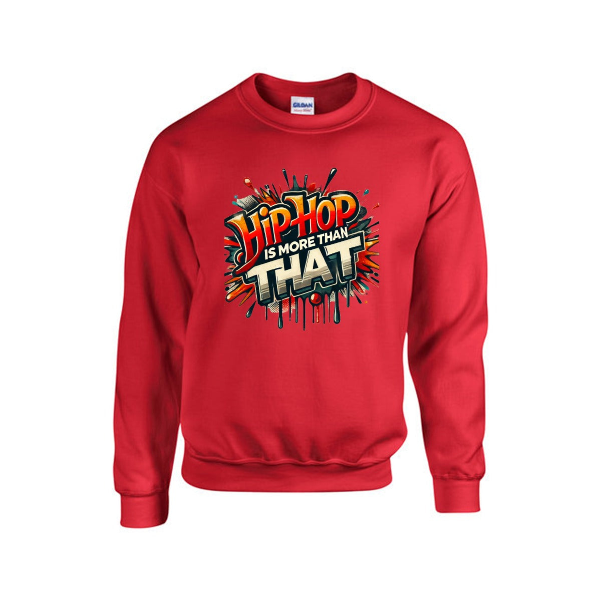 Hip-Hop Is More Than That - Men's Sweatshirt For The USA |Gildan 18000 Single DTF