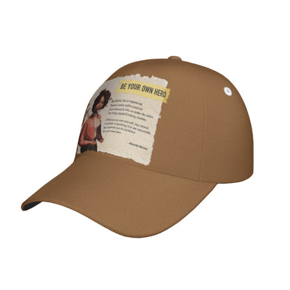 Be Your Own Hero  - All-Over Print Peaked Cap With Box