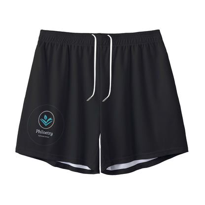 Philoetry - All-Over Print Men's Pocket Customizable Shorts