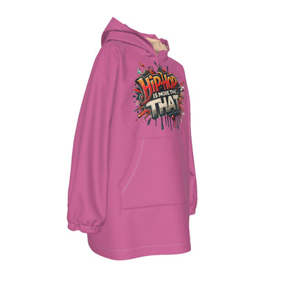 Hip Hop Is More Than That  - All-Over Print Kid's Sherpa Fleece Hoodie Blanket