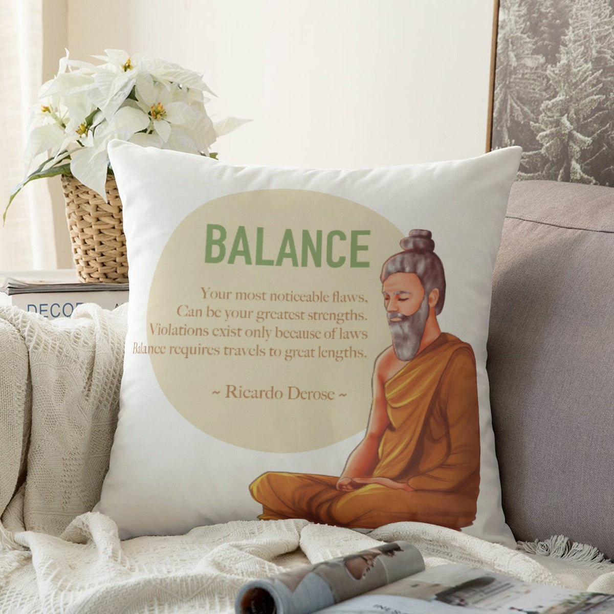 Balance - Couch Pillowcase