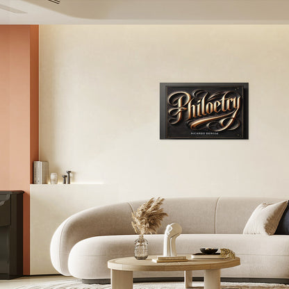 Philoetry - Framed Single-Piece Mural For The USA 3:2