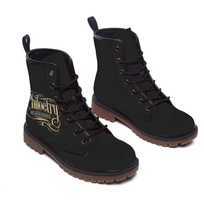 Philoetry - All-Over Print Men's Martin Short Boots