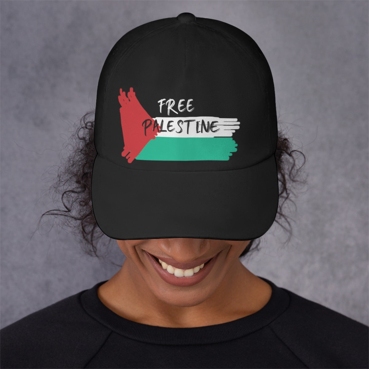 Free Palestine - All-Over Print Peaked Cap With Box