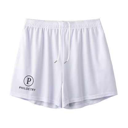 Philoetry - All-Over Print Men's Pocket Customizable Shorts