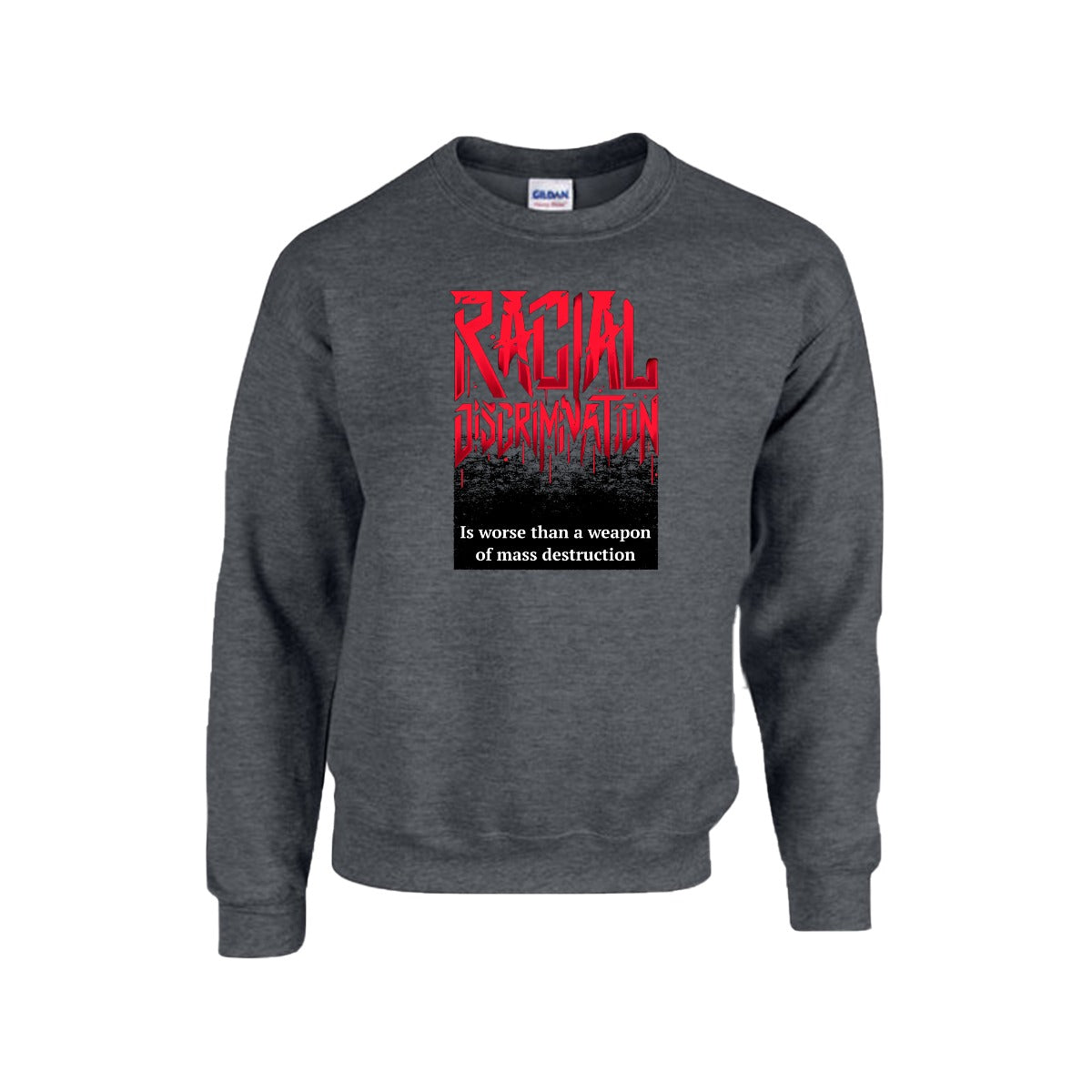 Racial Discrimination - Men's Sweatshirt For The USA |Gildan 18000 Single DTF