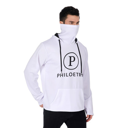 Philoetry - All-Over Print Men's Pullover Hoodie With Mask