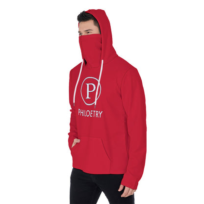 Philoetry - All-Over Print Men's Pullover Hoodie With Mask