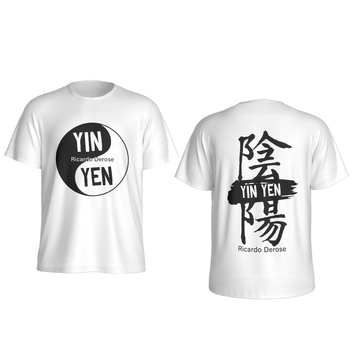 Yin Yen - All-Over Print Men's Split Hem Sun Protection T-Shirt