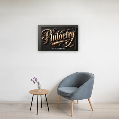 Philoetry - Framed Single-Piece Mural For The USA 3:2
