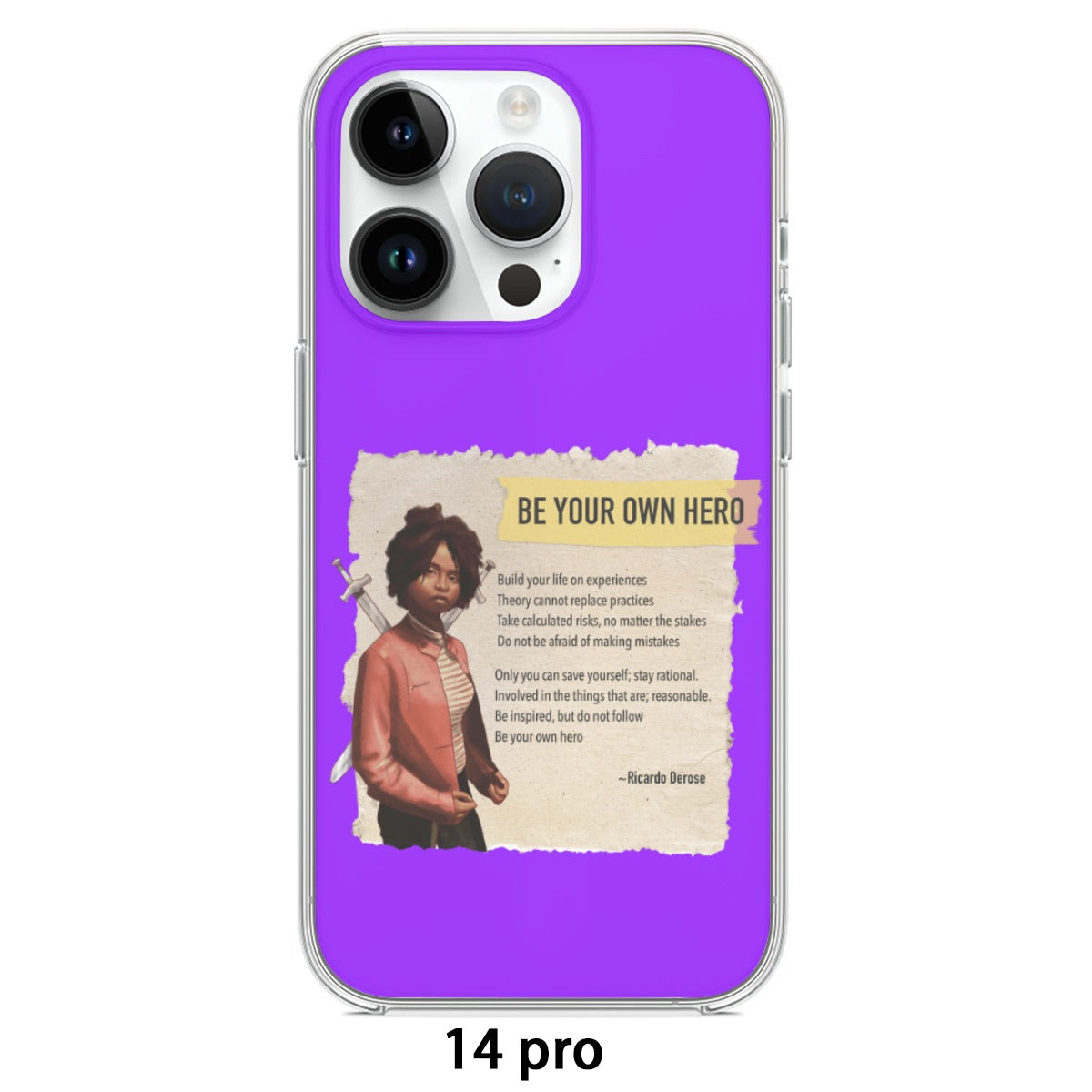 Be your own hero - iPhone 14 15 Series Mobile Phone Case | TPU