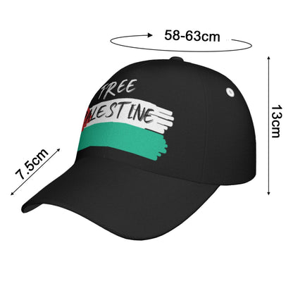 Free Palestine - All-Over Print Peaked Cap With Box