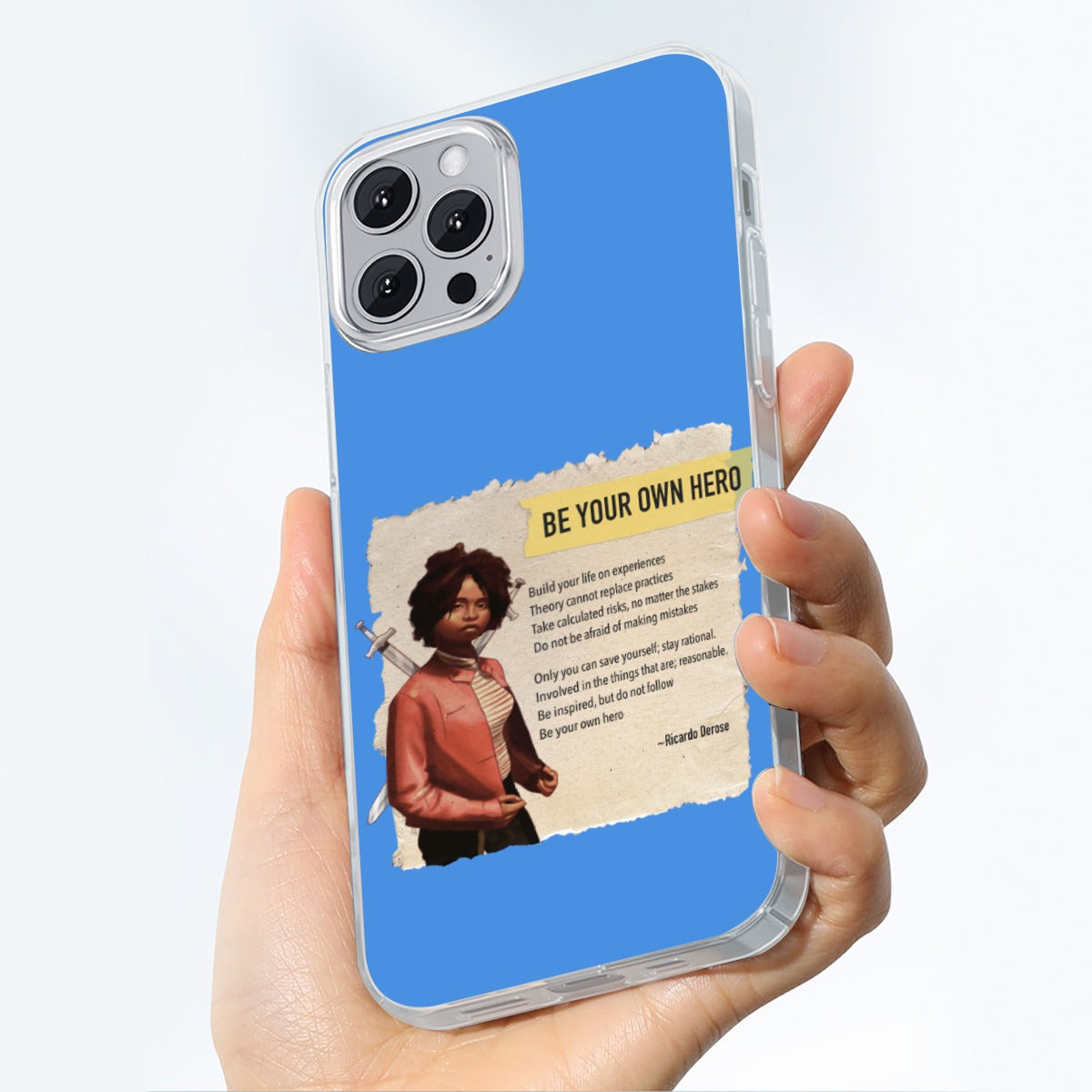 Be Your Own Hero - iPhone 14 15 Series Mobile Phone Case | TPU