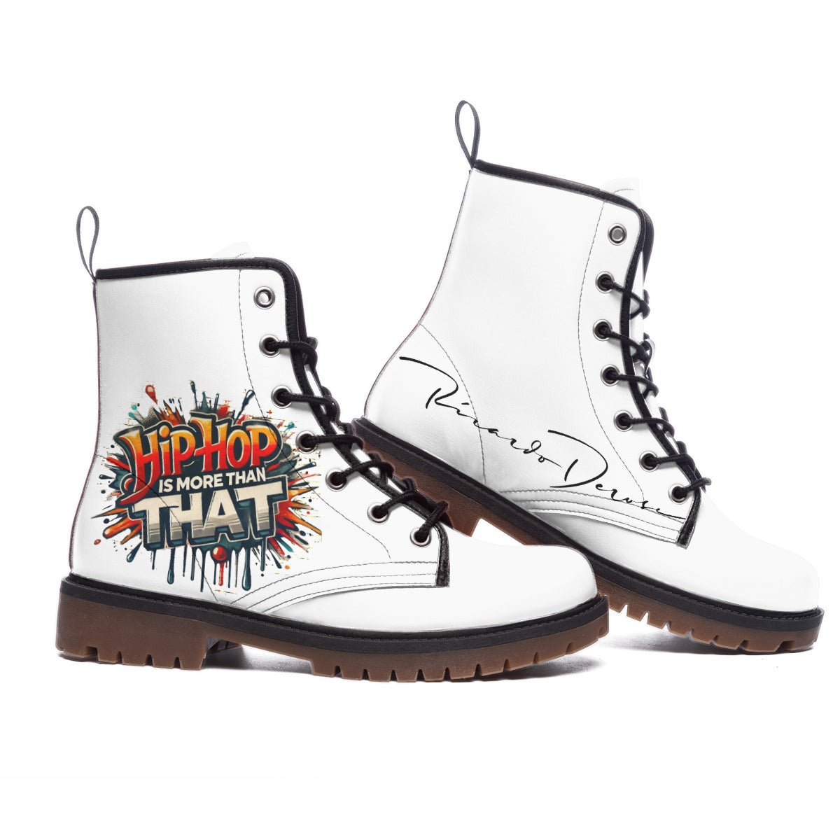 Hip-Hop Is More Than That - All-Over Print Men's Martin Short Boots