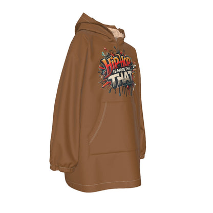 Hip Hop Is More Than That - All-Over Print Kid's Sherpa Fleece Hoodie Blanket