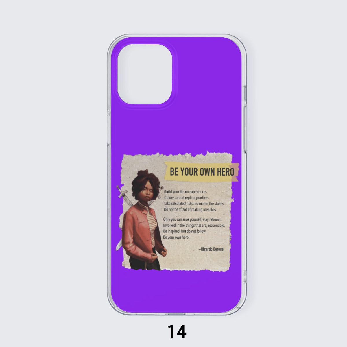 Be your own hero - iPhone 14 15 Series Mobile Phone Case | TPU