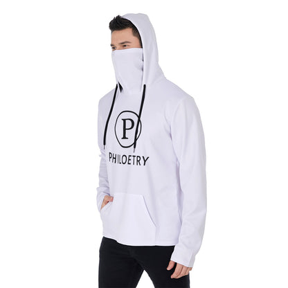 Philoetry - All-Over Print Men's Pullover Hoodie With Mask