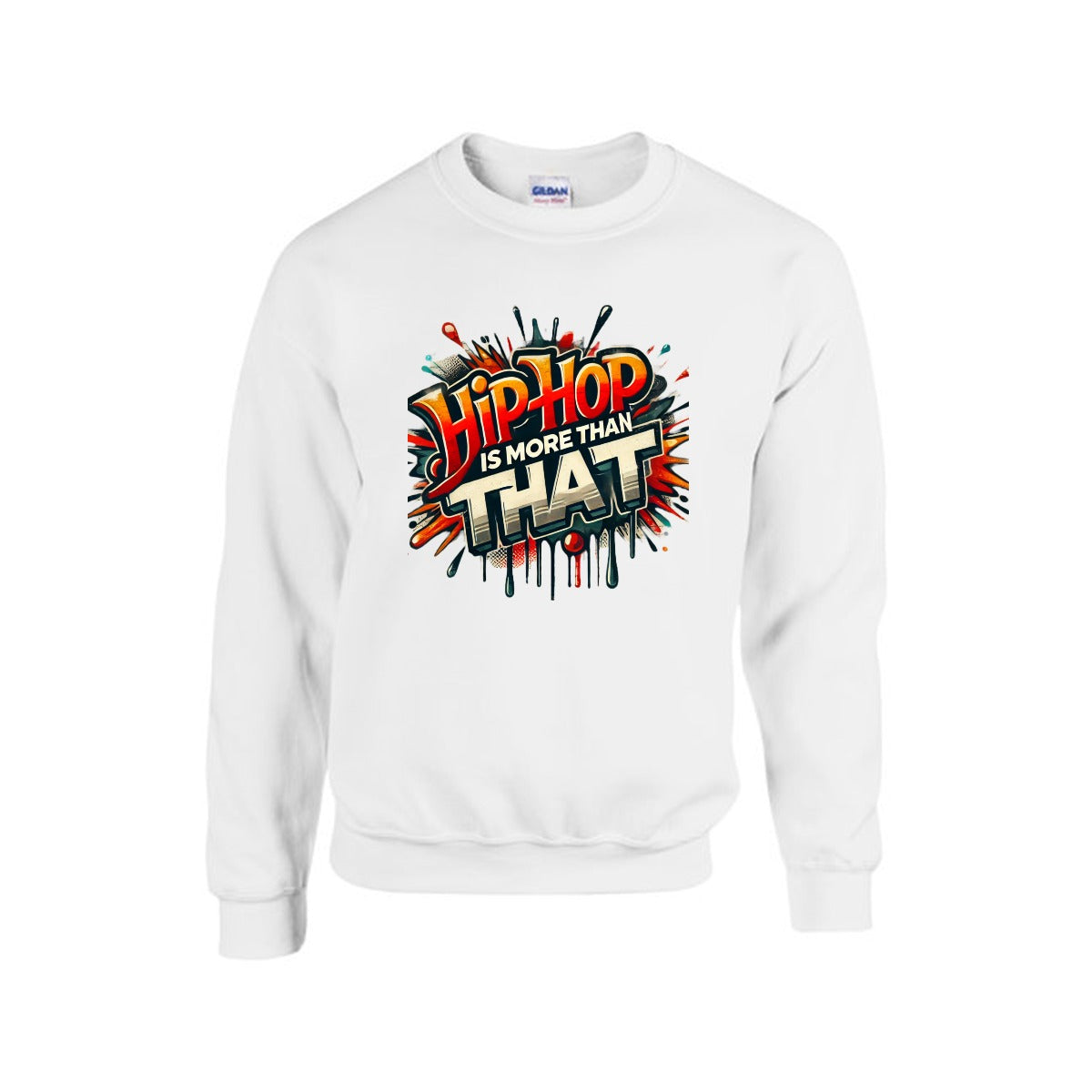 Hip-Hop Is More Than That - Men's Sweatshirt For The USA |Gildan 18000 Single DTF