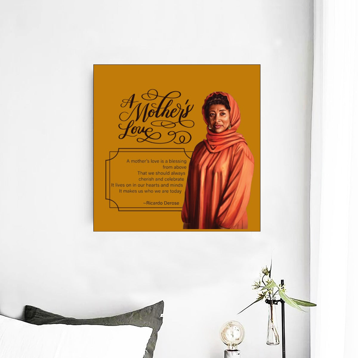 A Mother's Love - Framed Single Piece Mural | Square