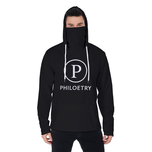 Philoetry - All-Over Print Men's Pullover Hoodie With Mask