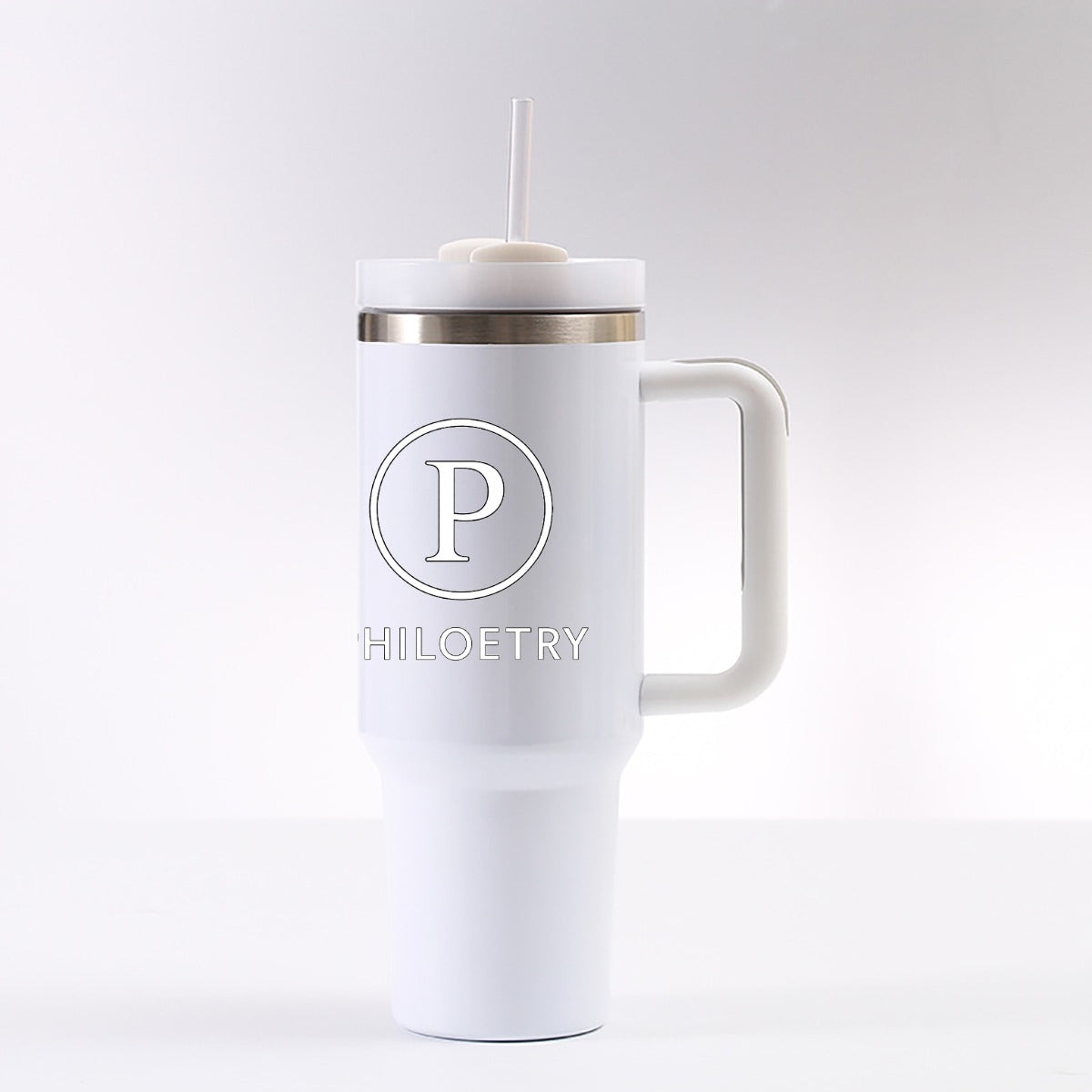 Philoetry - 40 oz Tumbler With Handle