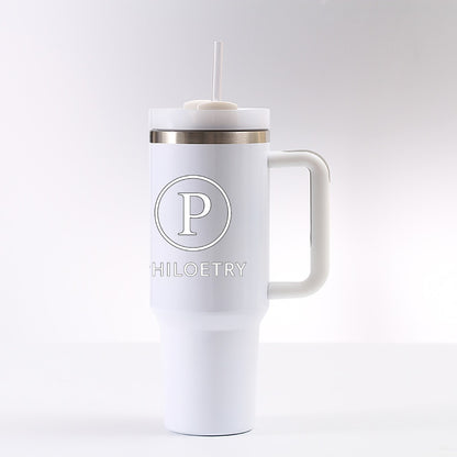 Philoetry - 40 oz Tumbler With Handle