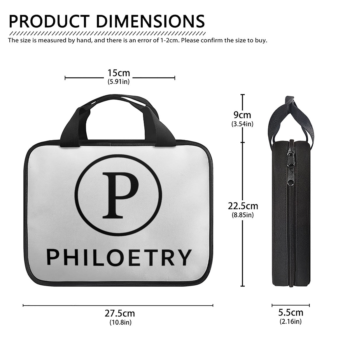 Philoetry - Simple Canvas Storage Bag Single Printing
