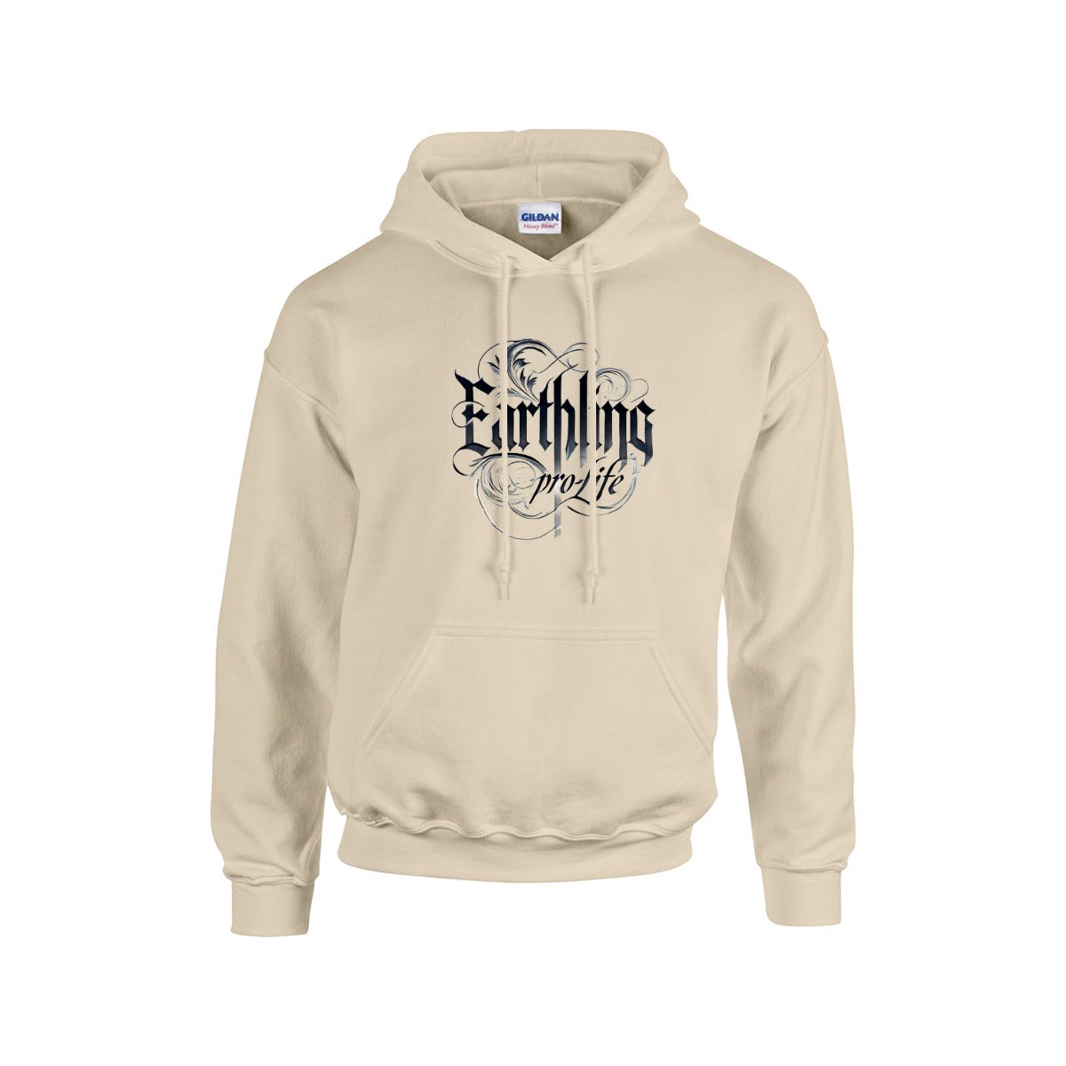 Earthling Pro-Life - Men's Hoodie For The USA |Gildan 18500  Single DTF