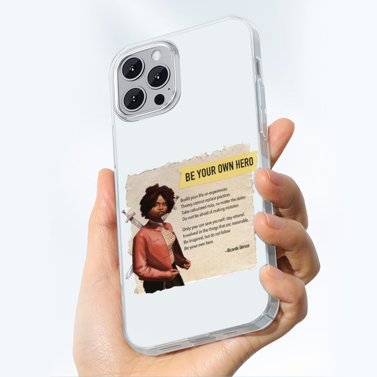 Be Your Own Hero - iPhone 14 15 Series Mobile Phone Case | TPU