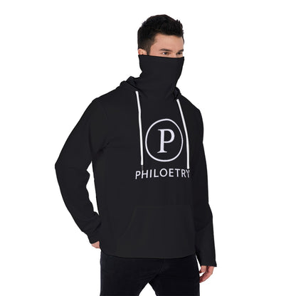Philoetry - All-Over Print Men's Pullover Hoodie With Mask