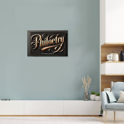 Philoetry - Framed Single-Piece Mural For The USA 3:2
