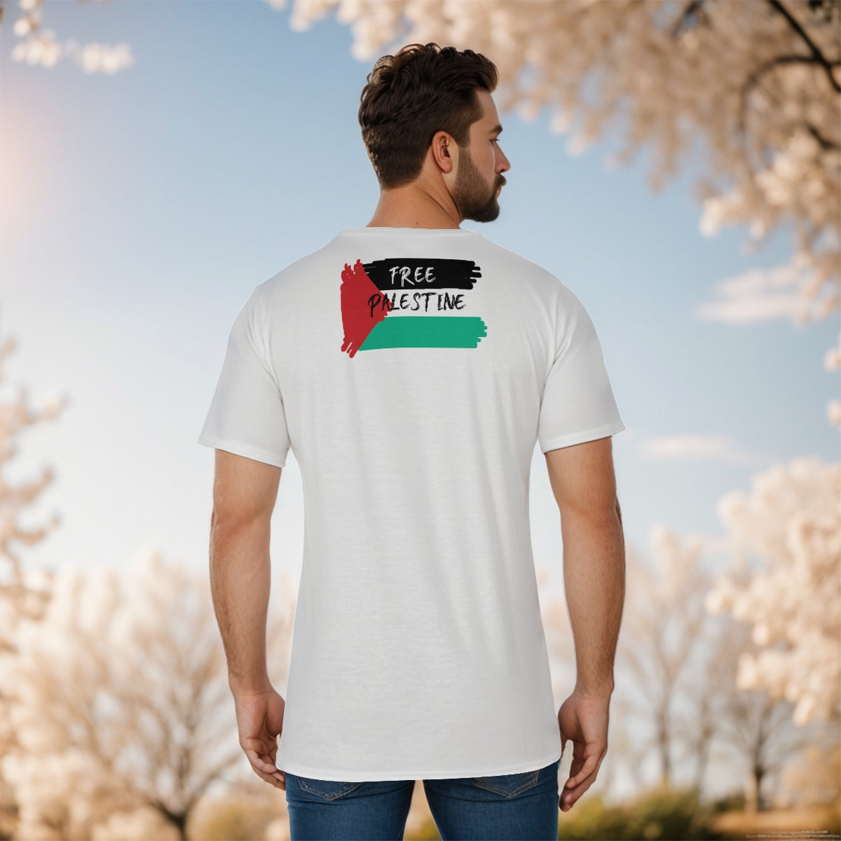 Free Palestine - All-Over Print Men's O-Neck T-Shirt