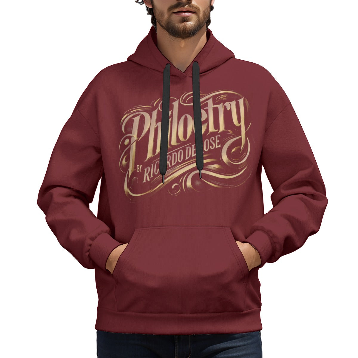 All-Over Print Unisex Plus Fleece Pullover Hoodie red blood