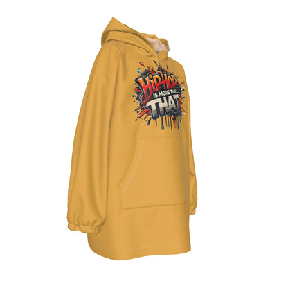 Hip Hop Is More Than That  - All-Over Print Kid's Sherpa Fleece Hoodie Blanket