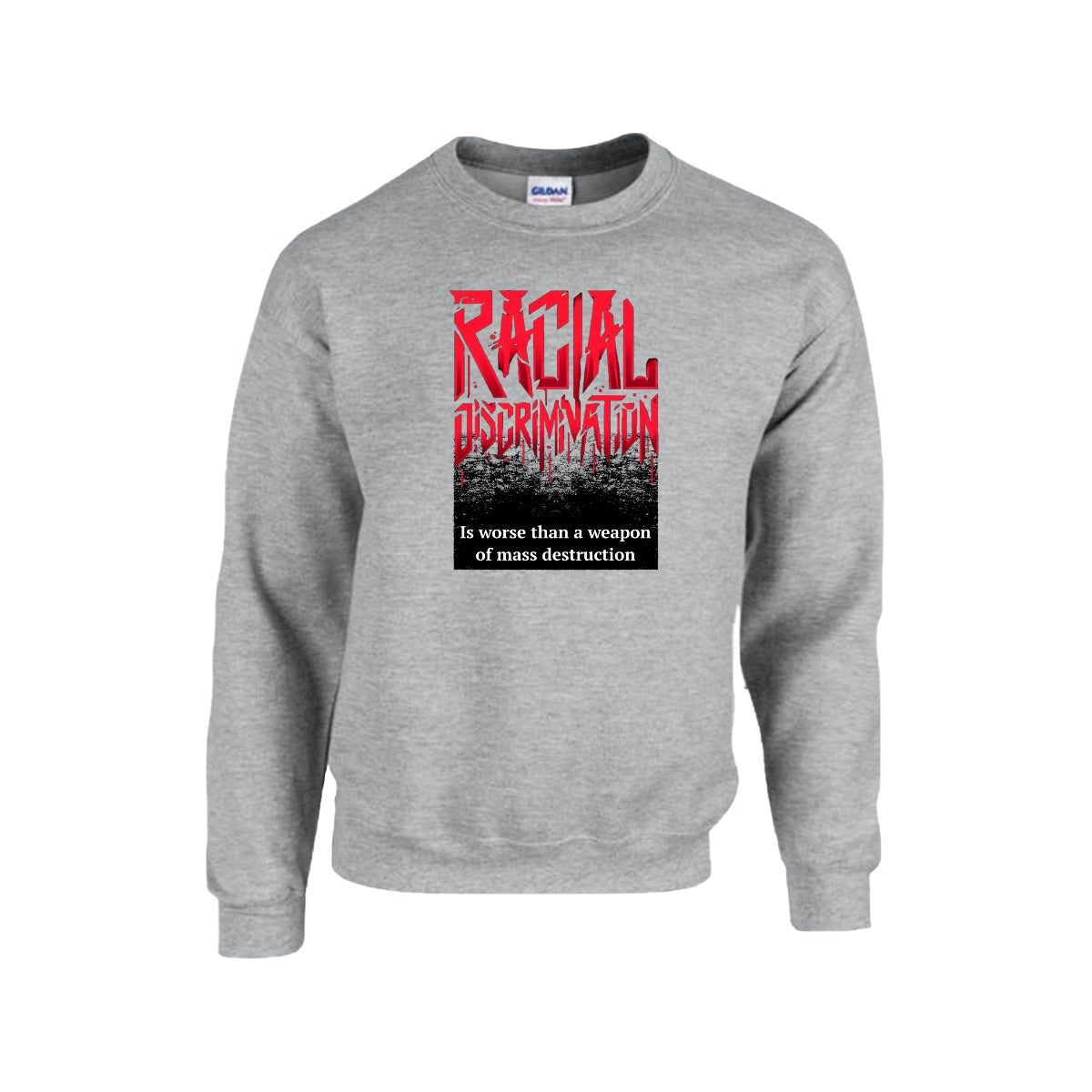 Racial Discrimination - Men's Sweatshirt For The USA |Gildan 18000 Single DTF